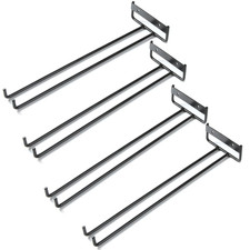 4PCS Wine Glass Rack, Wall Mounted Hanging Wine Glass Hanging Rack, Metal Stemwa