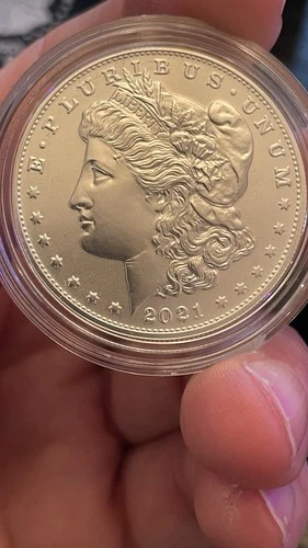 2021 Morgan Silver Dollar $1 w/ Box and COA .999 Fine