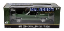 1970 DODGE CHALLENGER R/T HEMI F8 GREEN "MR. NORM'S" 1/18 BY GREENLIGHT