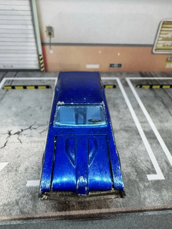 Hot Wheels Redline 1968 Custom Cougar Blue Hong Kong Version - Image 3 of 4