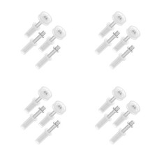  Set of 4 Beschläge Für Zweifach Faltbare Schranktüren Beschlagteile Falttüren