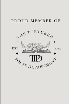 The Tortured Poets Department themed diary: Ruled notebook to jot down your thou