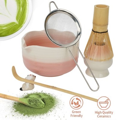 6tlg Matcha Set Matcha Whisk Matcha Schale Matcha Besen Halter Löffel und Halter