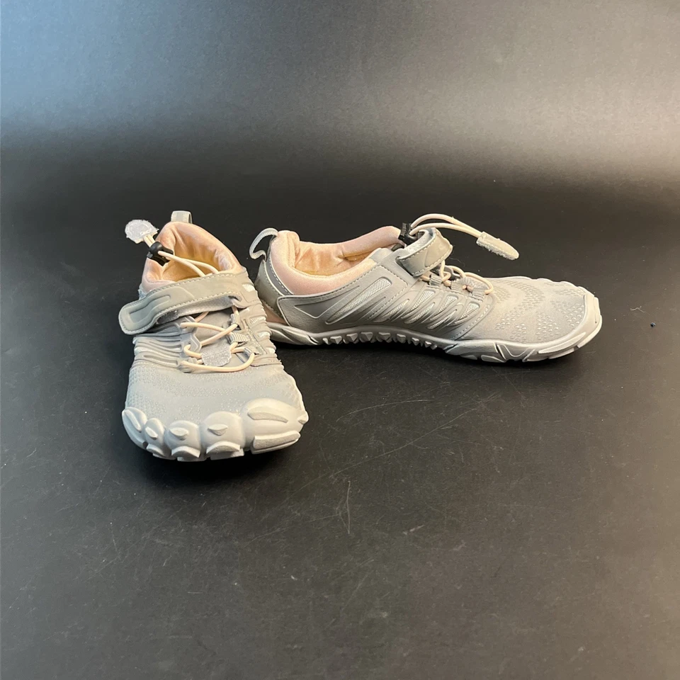 SportSkeletoes Women Barefoot Shoes Sz37 Gray Pink Sneakers Running Beach Water - Image 2 of 4