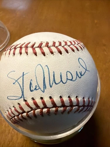 Stan Musial Autographed Baseball Rawlings American League Ball