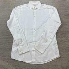 ETON Button Up Shirt 16 White Dress 41 Preppy Formal Outdoors Preppy Dress Mens