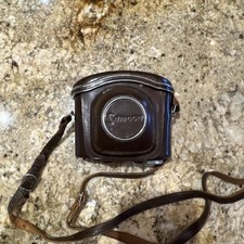 Samoca 35 Super Range Finder Camera with Leather Case Vintage VG Used Condition