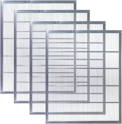 4Pcs Metal Queen Excluder for 10 Frame Beehive Metal Queen Bee Excluder