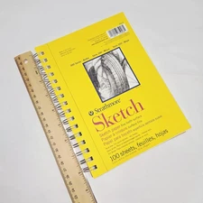 Strathmore Sketch Pad, 5.5X8.5" 100 Shts Perforated Lay-Flat Fine Acid-Free t