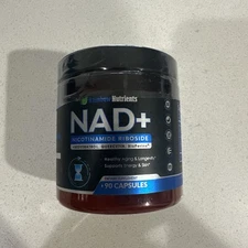 NAD+ supplement 90 capsules Nicotinamide Riboside Resveratrol Quercetin BioPerin