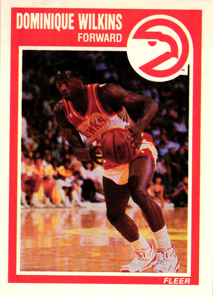 1989-90 Fleer #7 Dominique Wilkins