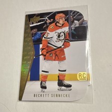 Beckett Sennecke 2025-26 Upper Deck Series 2 Rookie Tribute RTD-17 Ducks
