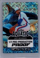 Jeff Reardon 2025 Leaf Optichrome Baseball 1/1 Pre Production Proof