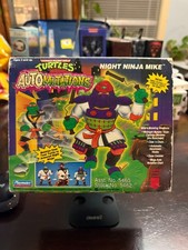 TMNT Night Ninja Mike Auto Mutations 1993 Playmates NISB Michaelangelo Turtles