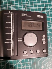 Korg KDM-2 True Tone Advanced Digital Metronome Kdm 2 Sound Pulse Beat Pcm Tempo