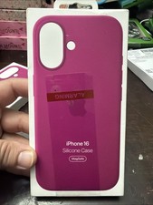 Apple iPhone 16 Silicone Case with MagSafe and Camera Control Fuchsia    