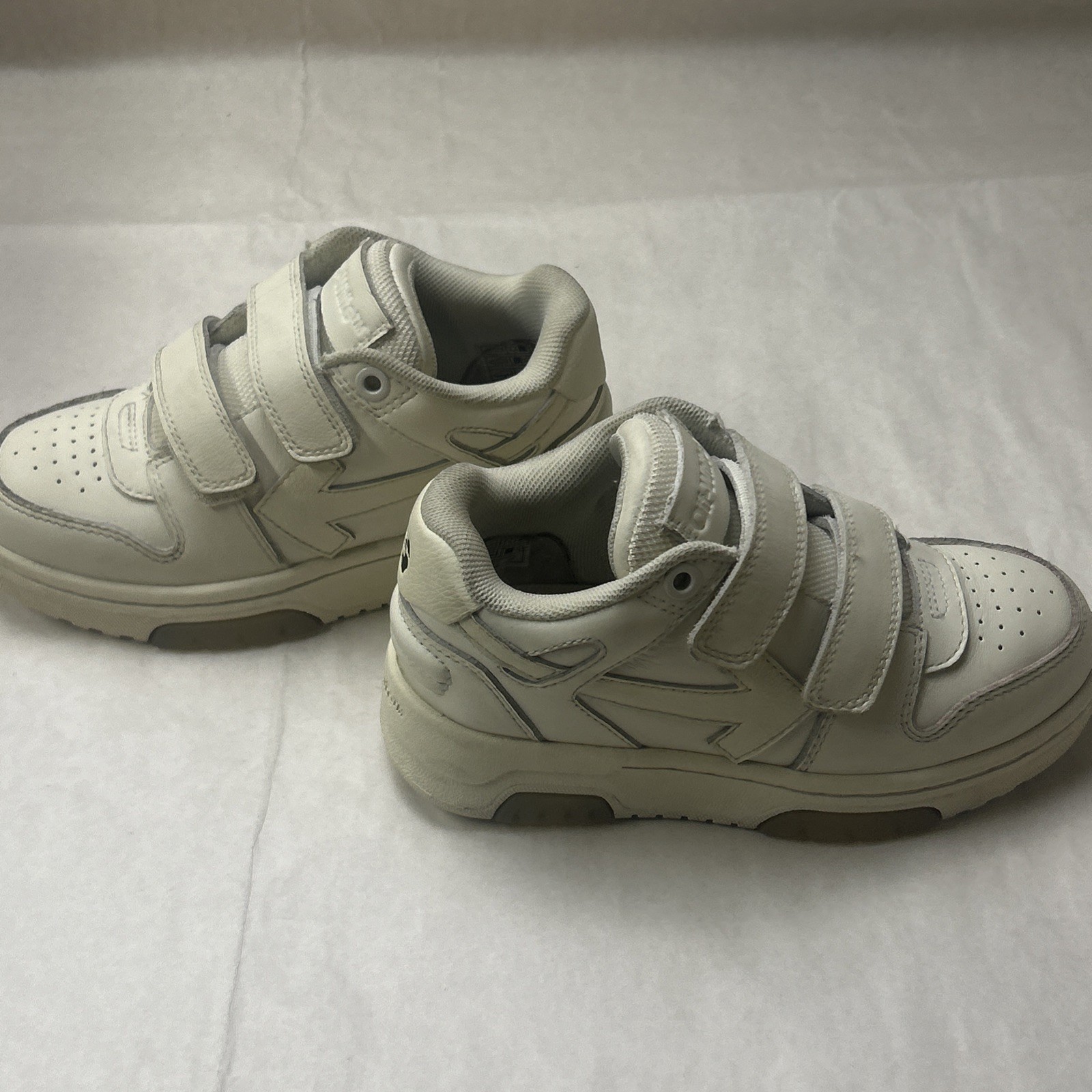 Off-White Kids OOO Strap Sneakers White Size 28 OBIA008F22LEA001010 thumbnail 10