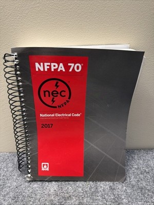 NFPA 70, National Electrical Code : 2017 Edition  (Spiral Bound)