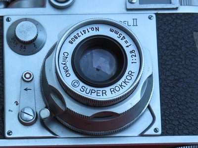 Minolta 35 rangefinder camera w 45mm f:2.8 super Rokkor lens , US