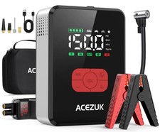 8000A Portable Car Jump Starter with Air Compressor 150PSI LED Lights