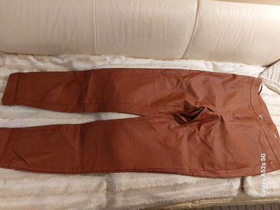 Damen Jeans von Rainbow cognac beschichtet Gr. 38 NEU