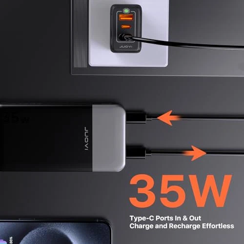 35W 10000mAh Fast Charging Portable Power Bank for On-the-Go Devices