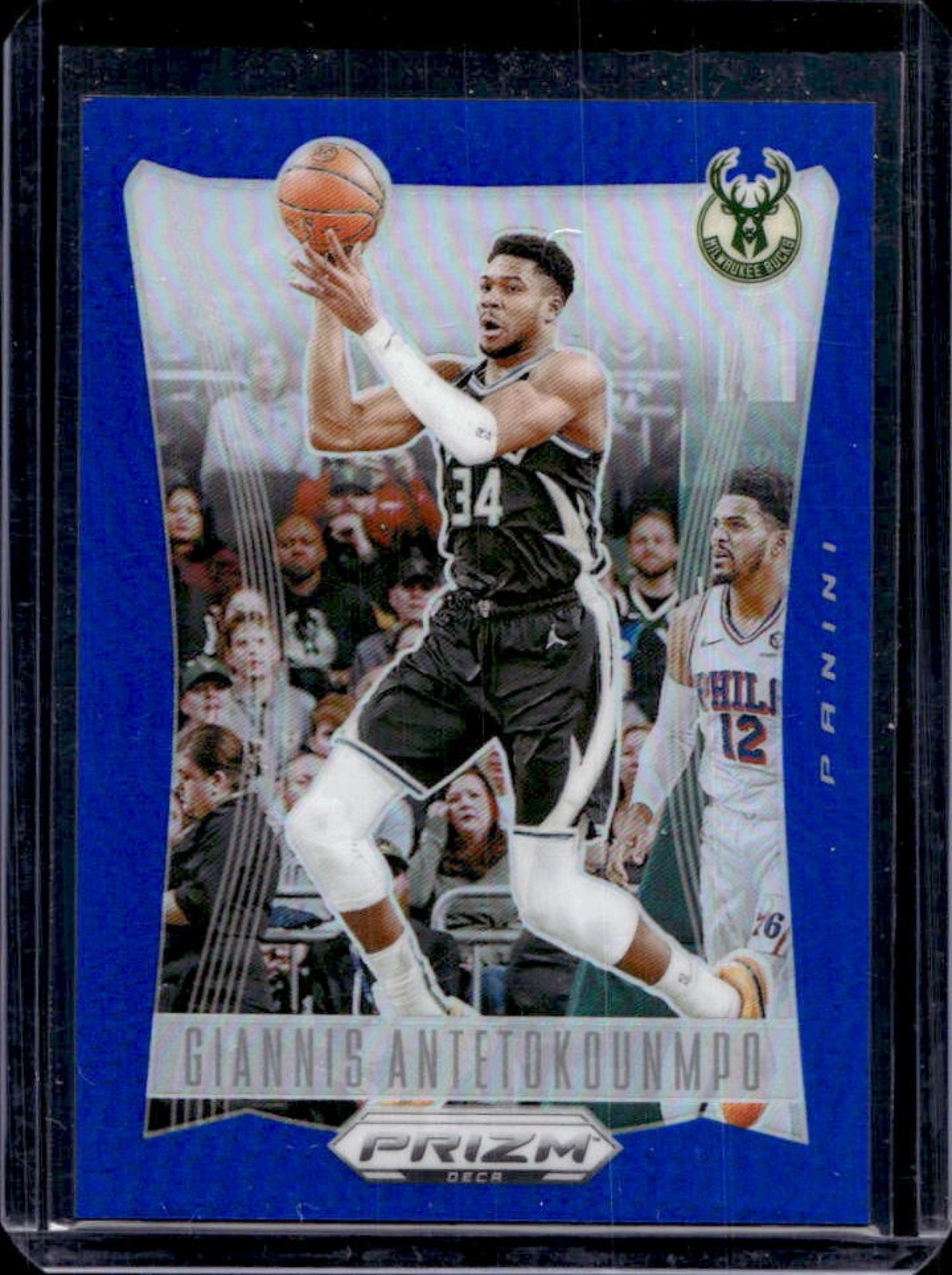 2023-24 Prizm Deca Giannis Antetokounmpo Blue #/149 Bucks