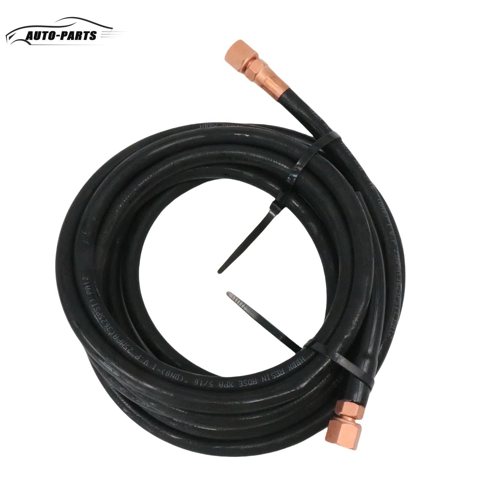 16ft Hose Kit HO5116 for Seastar/Teleflex Hydraulic Outboard Steering Boat Black