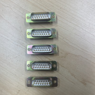 SPC DA-15P-MP 15-PIN Connectors LOT OF 5 NEW, DA15PMP..B67
