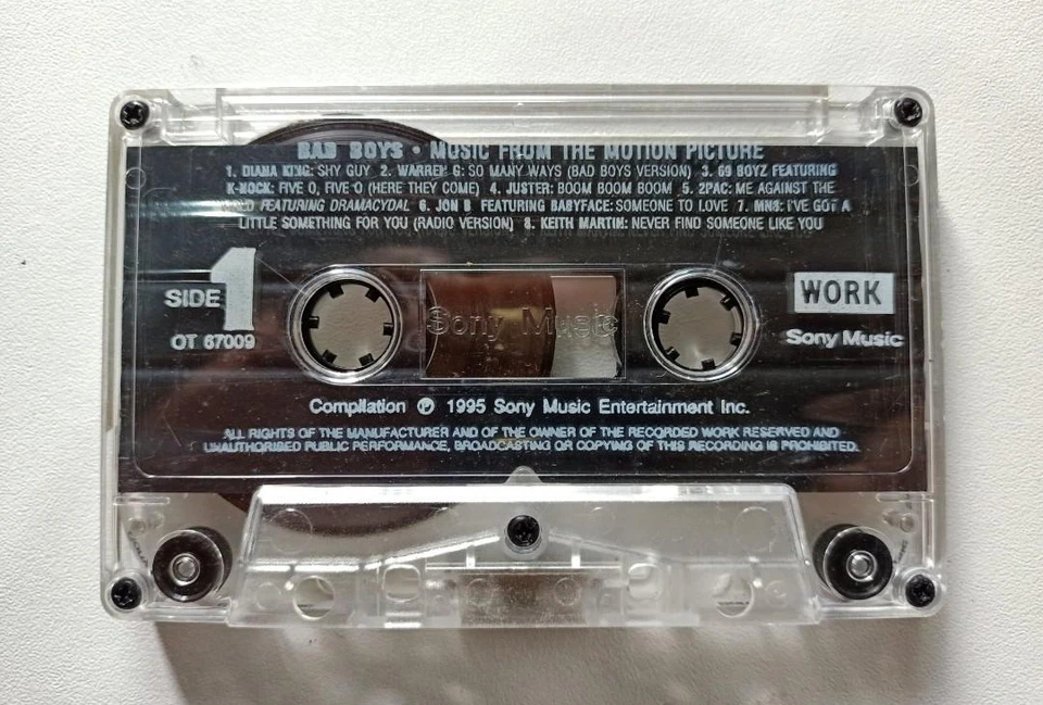 Bad Boys - Music From The Motion Picture ( Cassette Tape ) - Image 4 of 4