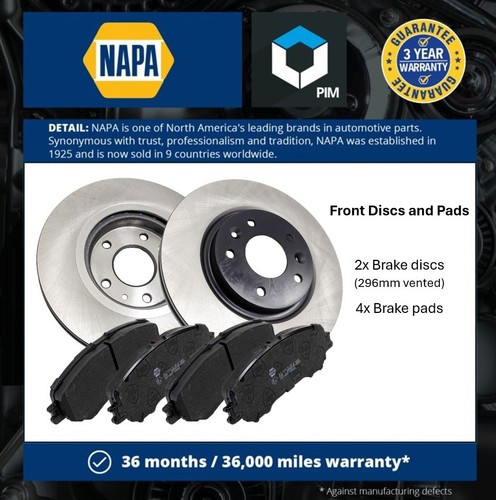 Proformer Front Brake Discs & Pads Kit For Renault Trafic Mk2 (2006+, 305mm) – Vented Rotors