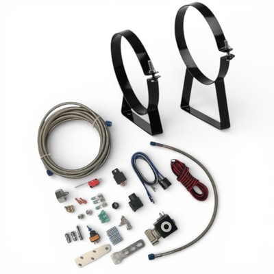 MOHR DRY NITROUS OXIDE KIT ADJUSTABLE UP TO 150HP + BRACKETS INCLUDES BOTTLE NUT