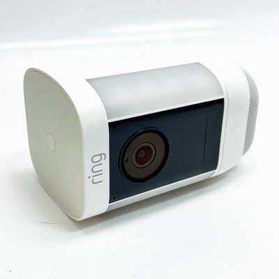 Ring Spotlight Cam Pro (ZUBEHÖR FEHLT) Plug-In White Wi-Fi CCTV 1080p HDR