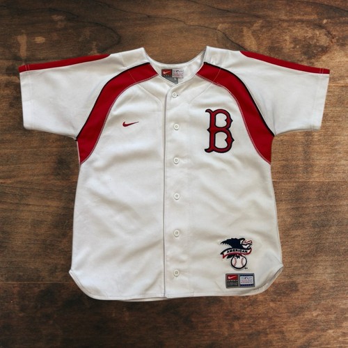Vintage 2000s Boston Red Sox Nike Baseball Jersey Women’s Small Y2K Embroidered