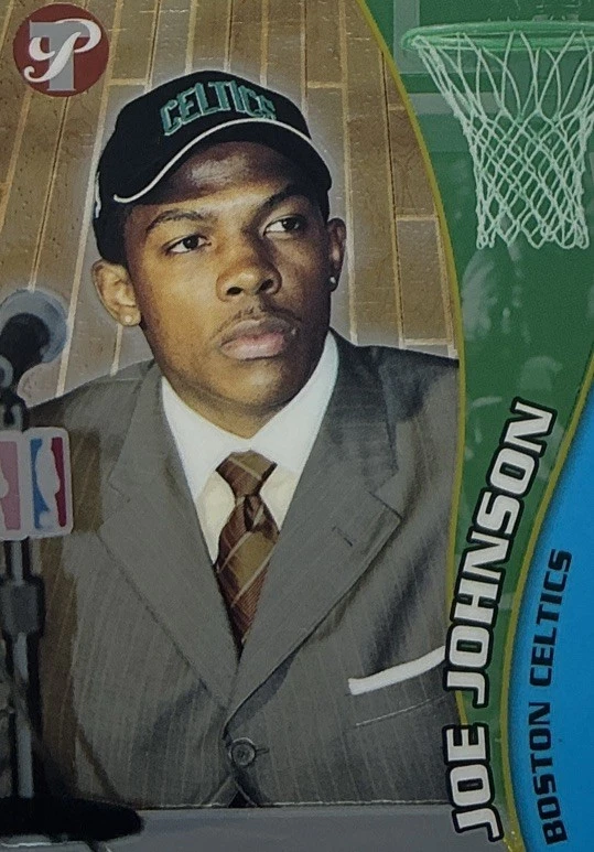 Joe Johnson Novato PSA 9-2001 Topps Pristine-Razorbacks Suns Hawks Nets-Iso Joe Foto 4 de 4