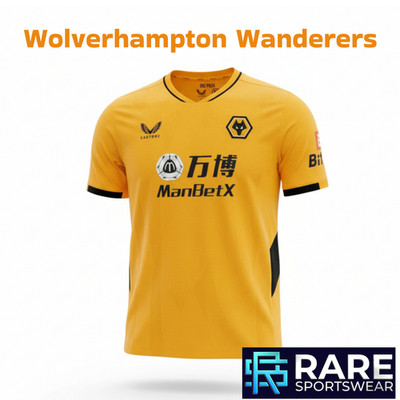 Wolverhampton Wanderers 2021 Fußballtrikot XL Erwachsene (neu mit Etikett) Castore B2000860