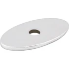 Top Knobs TK58PC Oval Backplate Small 1 1/4" Polished Chrome
