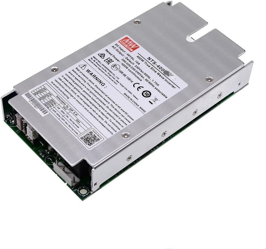Onduleur DC/AC Mean Well NTS-400P-212 remède aux coupures de courant convertisseur 12V 400W