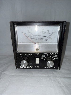 Dosy PM2001 PM-2001-TS Inline Watt Meter CB 2000 Watt UNTESTED