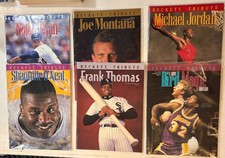 BECKETT TRIBUTE NOLAN RYAN JORDAN MONTANA SHAQ FRANK THOMAS BIRD JOHNSON - RARE