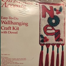 Vogart Crafts Christmas Accents Wallhanging Craft Kit NOEL Sealed Style 4692