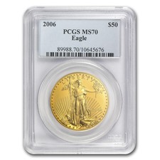 2006 1 oz American Gold Eagle MS-70 PCGS 4810.38 per troy oz