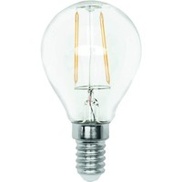 Lightme Led Filament Leuchtmittel Tropfen 2W = 25W E14 Klar 250Lm Warmweiß 2700K
