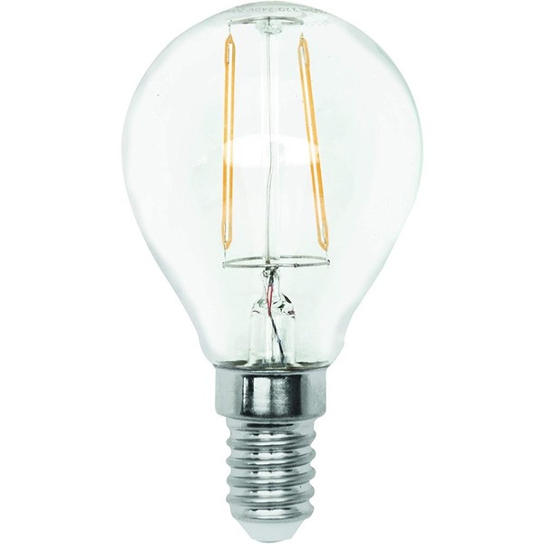 Lightme Led Filament Leuchtmittel Tropfen 2W = 25W E14 Klar 250Lm Warmweiß 2700K-image