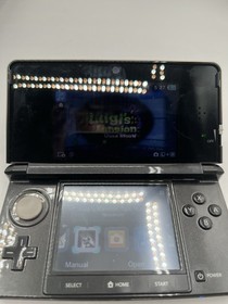 Nintendo 3DS Handheld Video Game Console Black CTR-001 (USA)