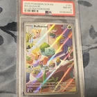 Pokémon Bulbasaur PSA Graded Illustration Rare 143/142 Stellar Crown Holo