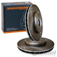 2X Denckermann Bremsscheiben 288Mm BelÜFtet Vorne Passend FüR Mercedes A-KLASSE