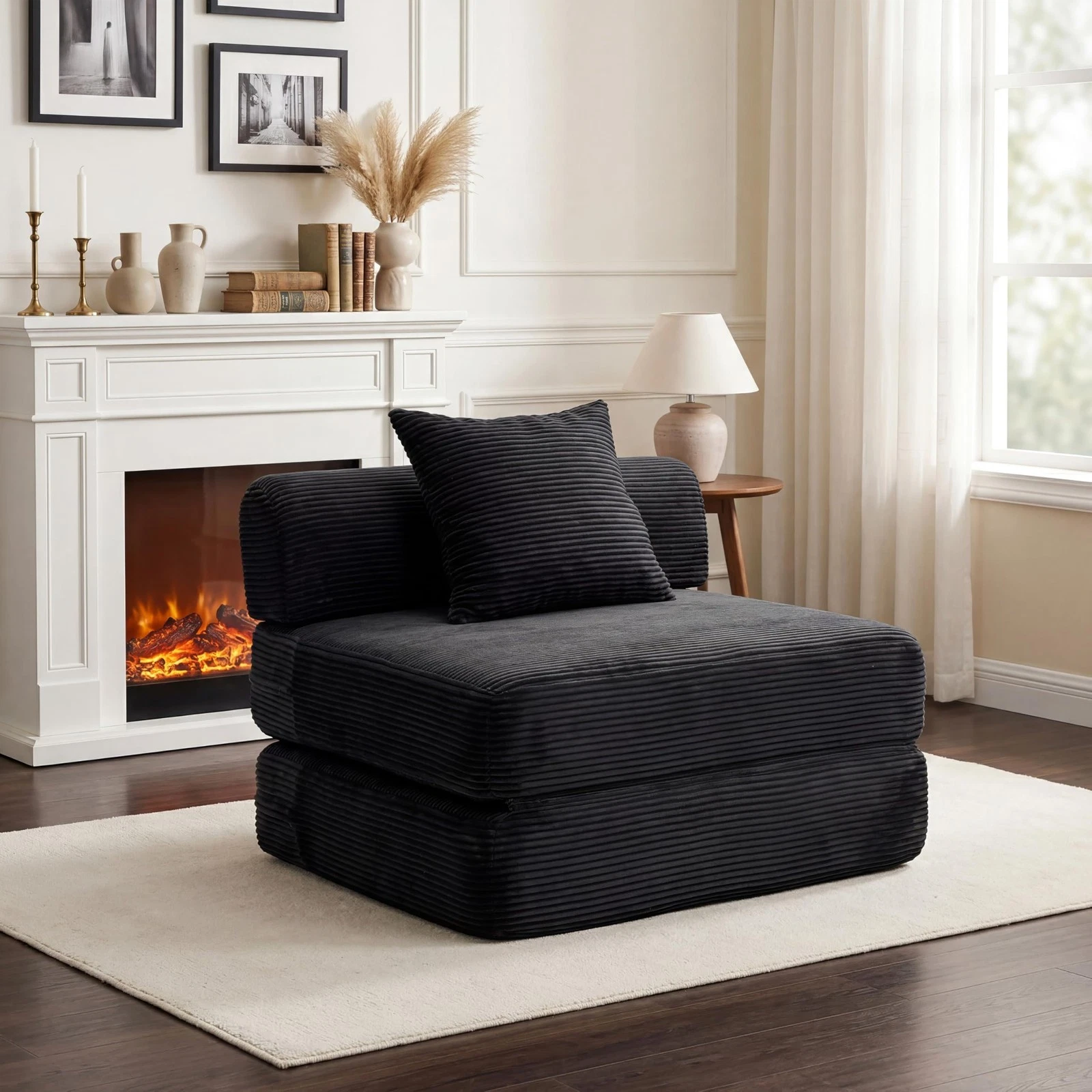 HouseMila Sofa Bed Couch,Convertible Boneless Couch Compressed Chair Comfy Bo...
Opens in a new wind