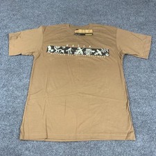 Peruart T Shirt Adult Large Brown Short Sleeve Tee Nasca Amazonian Tribal New