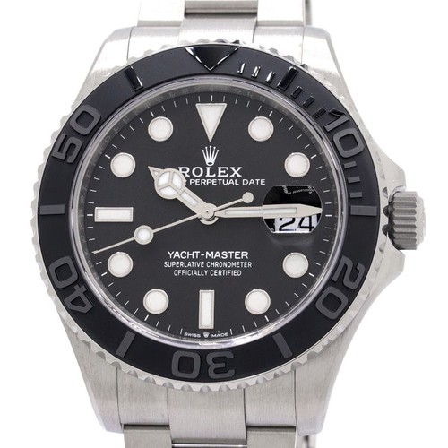 ROLEX Yachtmaster 42 Random Number 226627 Black Men's Used Watch #51312